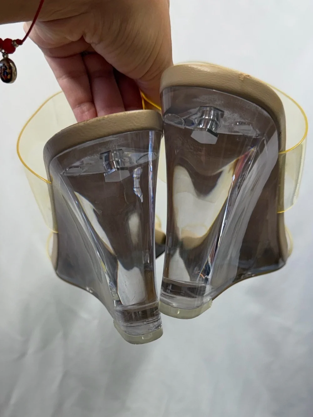 Deltan clear heel